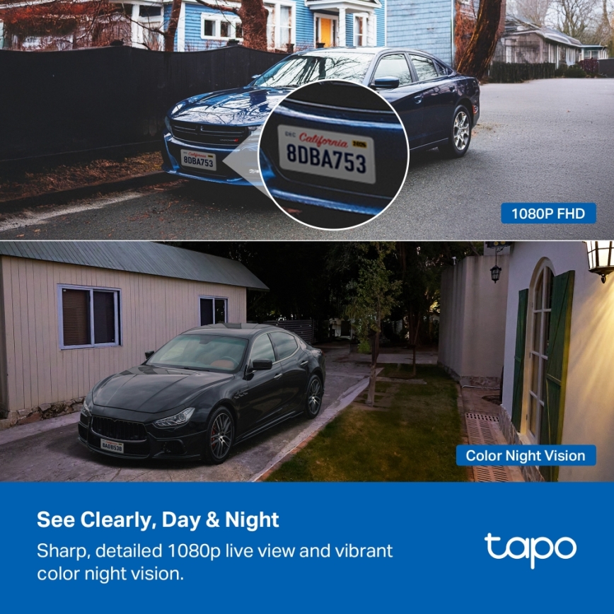 TP-Link - Smarte Außenkamera IP65 5 V Wi‑Fi