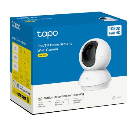 TP-Link - Smarte schwenkbare WLAN-Sicherheitskamera