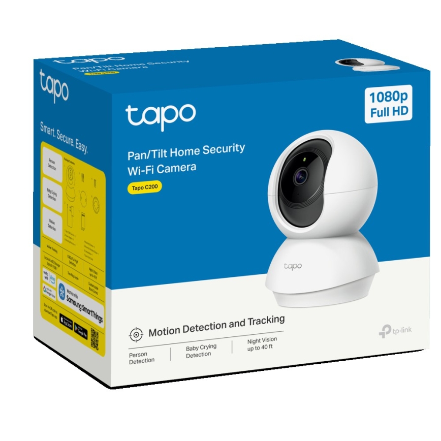 TP-Link - Smarte schwenkbare WLAN-Sicherheitskamera
