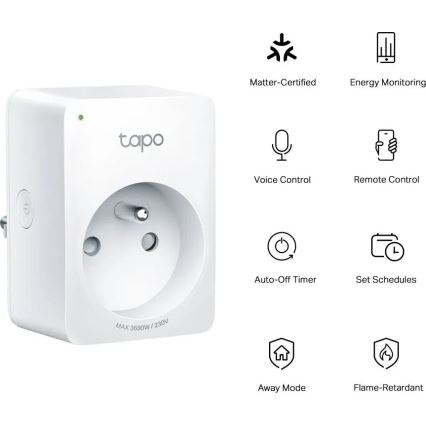 TP-Link - Smart‑Steckdose E MATTER 3680 W WLAN