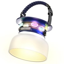 Tragbare aufladbare LED-RGB-Solarlampe mit LED-Kette LED/10W/5V 3600 mAh IP65