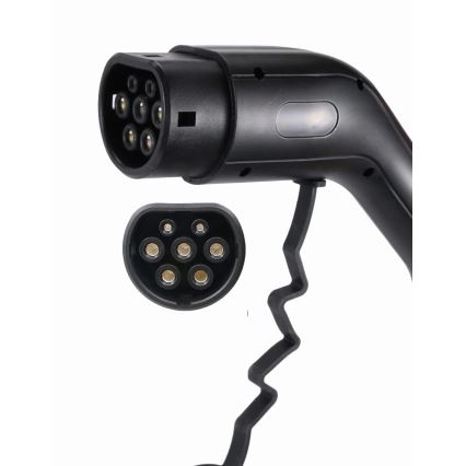 Mobile Ladestation für Elektrofahrzeuge (EV/PHEV) – AC Typ 2, 32 A / 400 V, 22 kW, IP55, 5 m + Adapter 230 V, 3,7 kW + Transporttasche