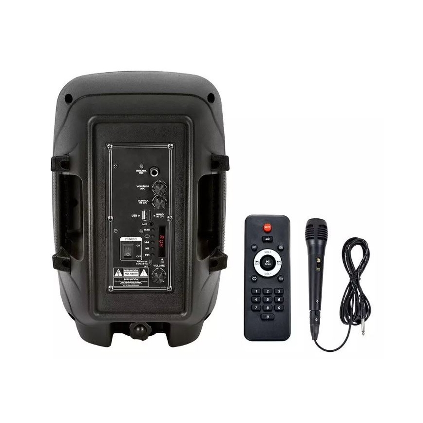 Tragbarer Bluetooth-Lautsprecher mit Mikrofon 35W/3,7V LED RGB + FB