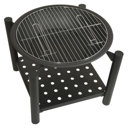 Tragbares Holzfeuer mit 48 cm Rost
