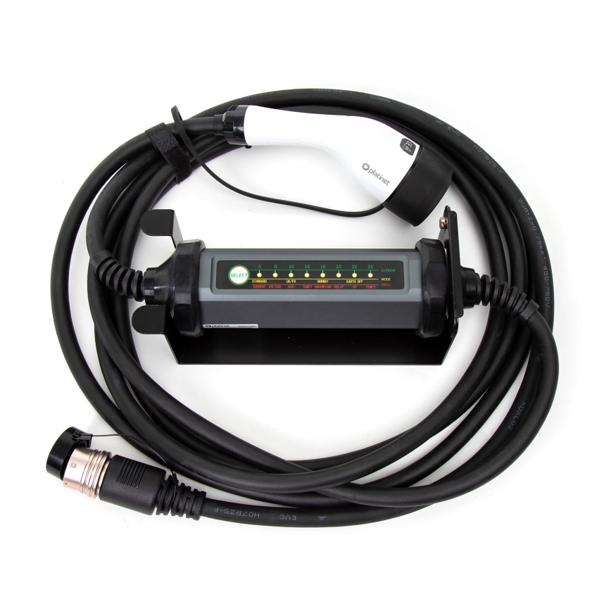 Tragbares Ladegerät für Elektrofahrzeuge mit 4 Adaptern Typ 2 32A/480V 22kW 5m IP67