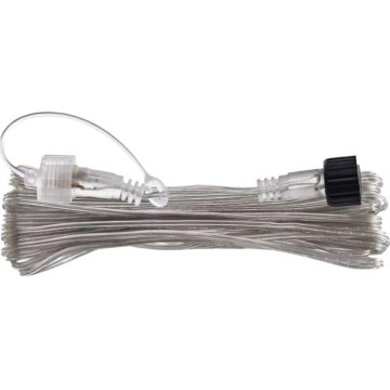 Transparentes Verlängerungskabel für Lichterketten, 10 m, IP44
