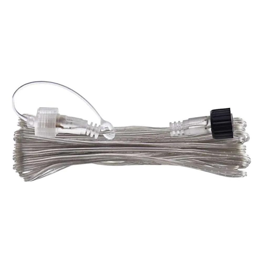 Transparentes Verlängerungskabel für Lichterketten, 10 m, IP44