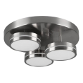 Trio - dimmbare LED-Deckenleuchte FRANKLIN 3x LED / 8,5 W / 230 V / 3000 K Ø 35 cm mattchrom