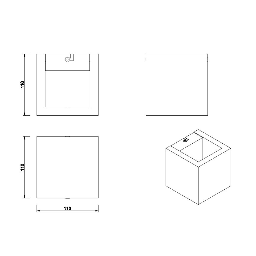 Trio - Dimmbare LED-Wandleuchte BRAD LED/4W/230V
