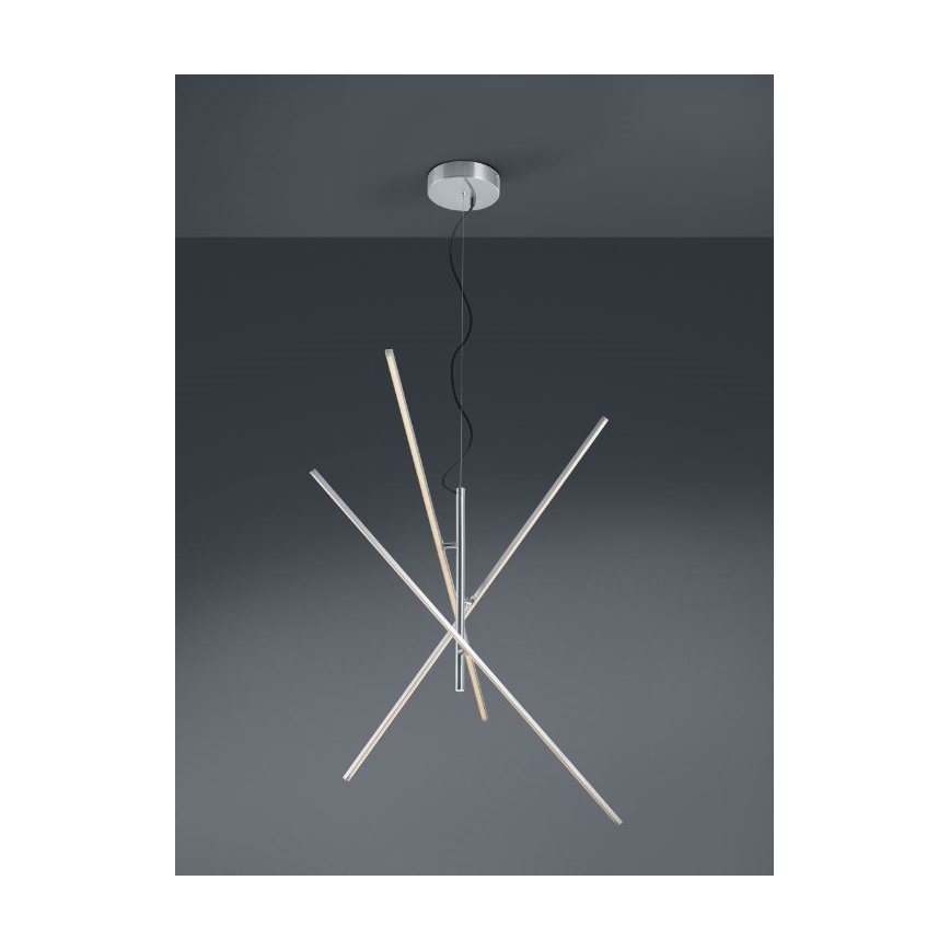 Trio - Dimmbarer LED-Kronleuchter an einer Schnur TIRIAC 3xLED/8,5W/230V