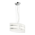 Trio - Hängeleuchte an Kabel NIKOSIA 2xE27/40W/230V silber