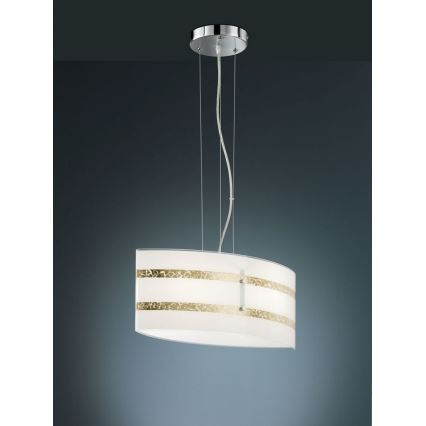 Trio - Hängeleuchte an Kabel NIKOSIA 2xE27/40W/230V gold