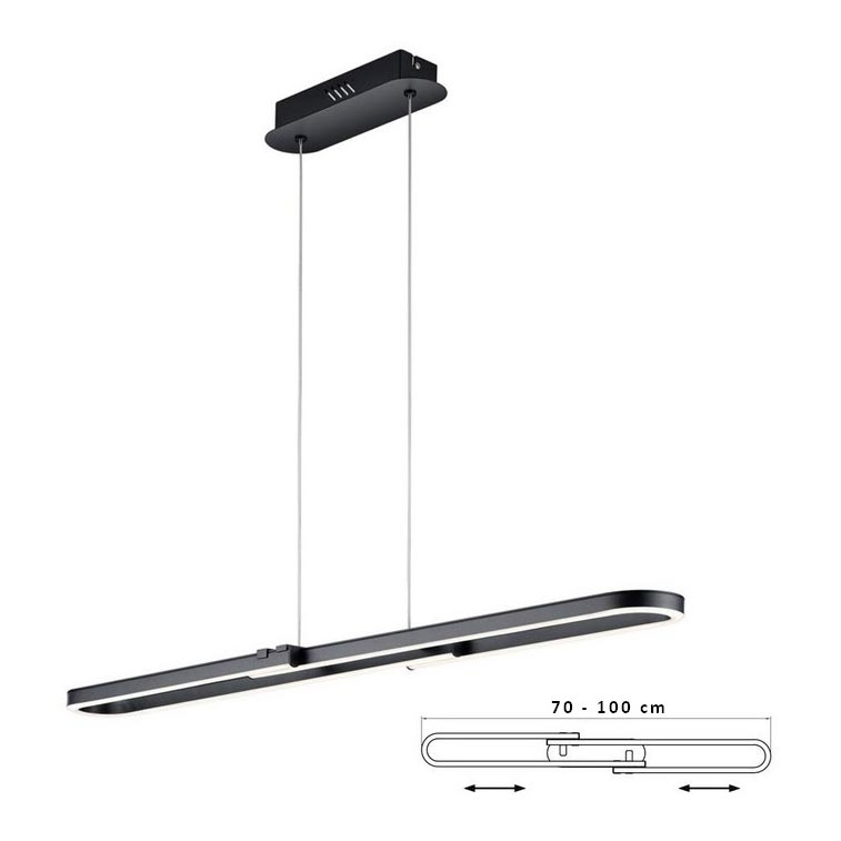 TRIO - LED dimmbare Hängeleuchte ROMULUS LED/26W/230V