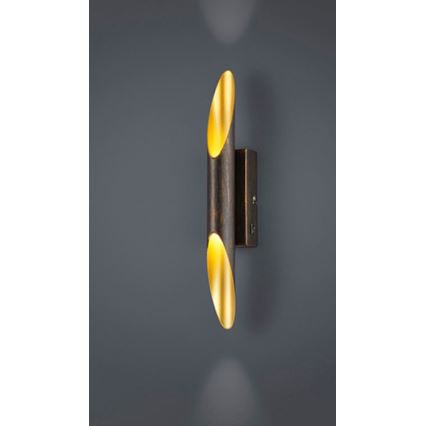 Trio - LED Wandleuchte BOLERO 2xLED/3,1W/230V CRI 90 kupferfarben