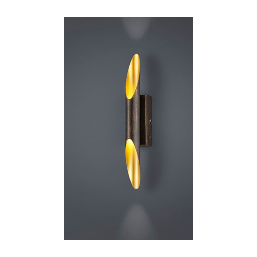 Trio - LED Wandleuchte BOLERO 2xLED/3,1W/230V CRI 90 kupferfarben