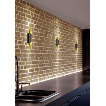 Trio - LED Wandleuchte BOLERO 2xLED/3,1W/230V CRI 90 kupferfarben