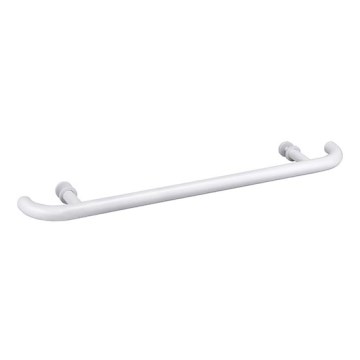 Türgriff 80x4 cm Edelstahl/Weiß