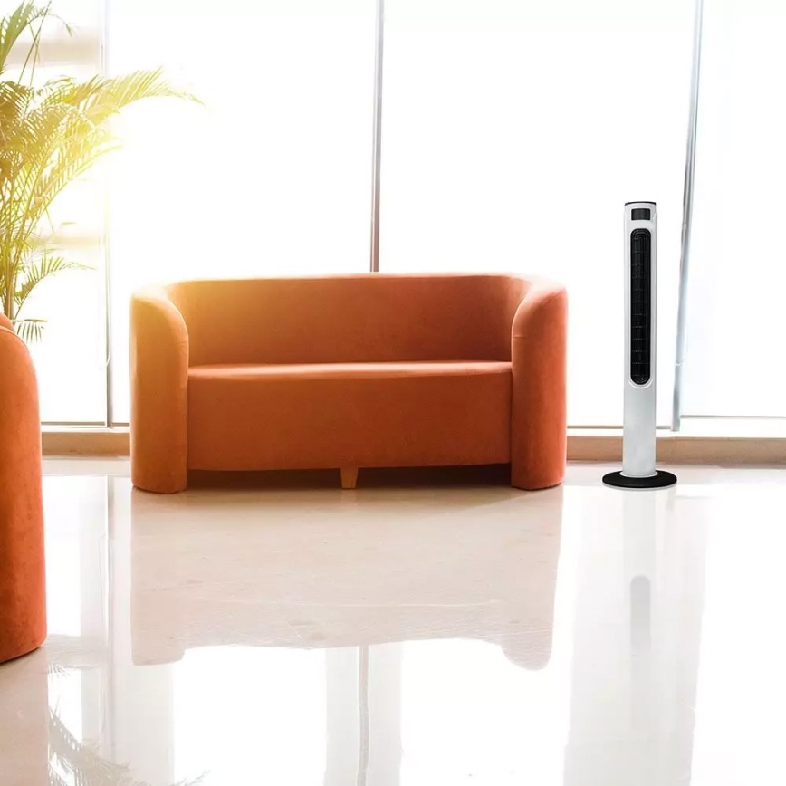 Turmventilator mit Temperaturanzeige und einer Fernbedienung 55W/230V