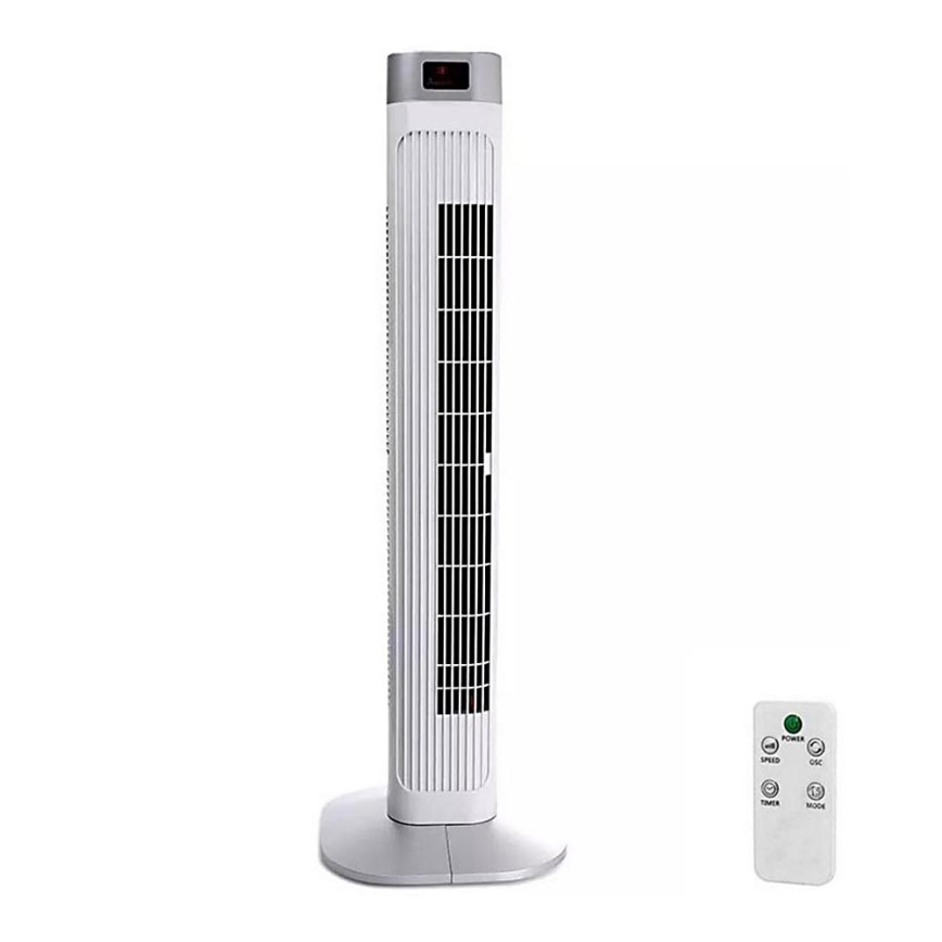 Turmventilator mit Temperaturanzeige und Fernbedienung 55W/230V