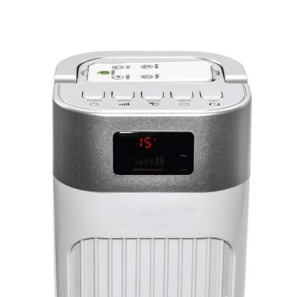 Turmventilator mit Temperaturanzeige und Fernbedienung 55W/230V