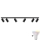 TURYN LED RGBW Dimmbare Badezimmer Einbaulampe 6xGU10/6,5W/230V 2700-6500K Wi-Fi IP44 schwarz