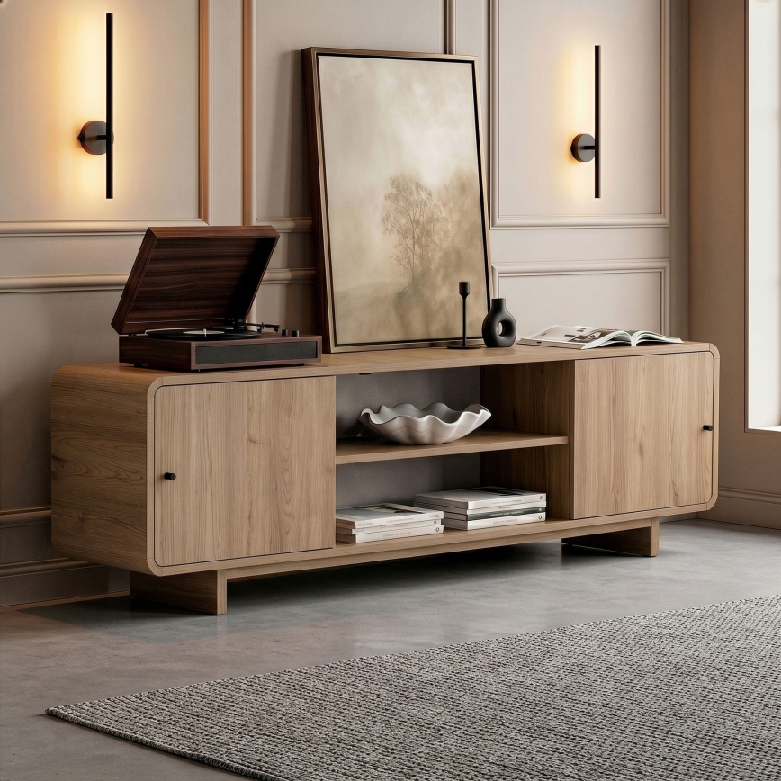 TV-Board KABIN 180x34 cm Eiche