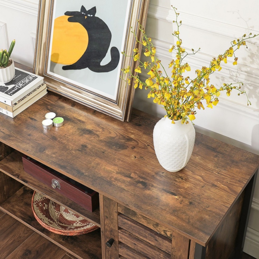 TV-Board VOLTAR Braun/Schwarz