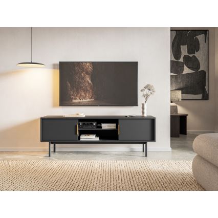 TV-Lowboard ELI schwarz