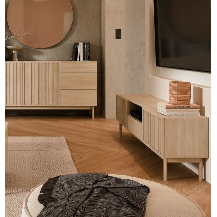 TV-Lowboard KIOTO 159x53 cm Eiche Cremona