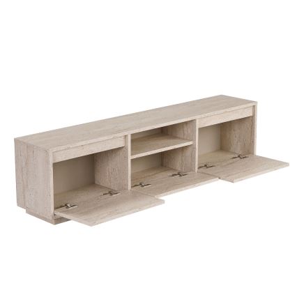 TV-Lowboard KREDE 160 x 30 cm, beige