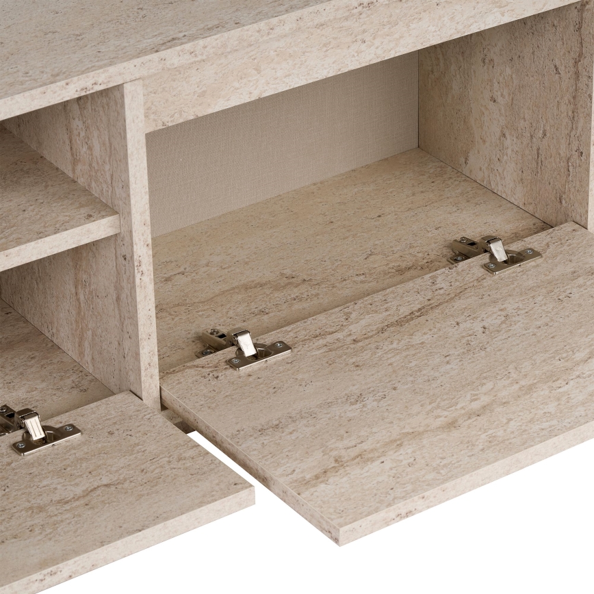 TV-Lowboard KREDE 160 x 30 cm, beige