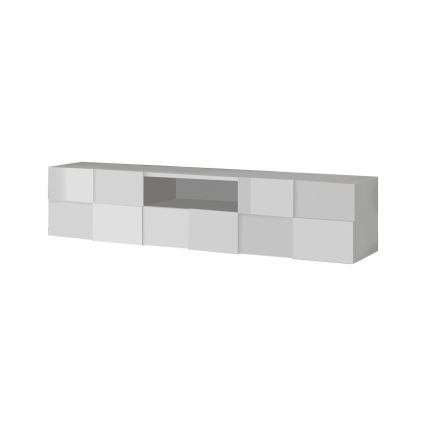TV-Lowboard SERIAN 184x42x42 cm weiß
