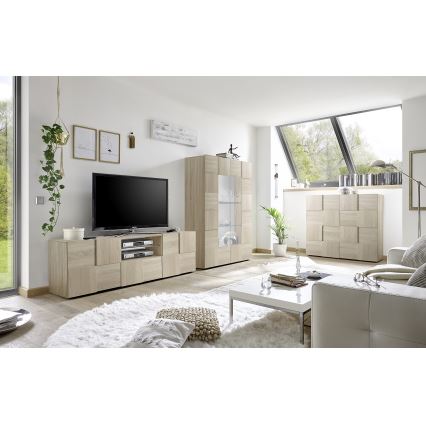 TV-Lowboard SERIAN Sonoma-Eiche