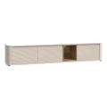 TV-Lowboard WARO Beige/Braun