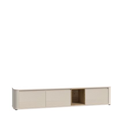 TV-Lowboard WARO Beige/Braun