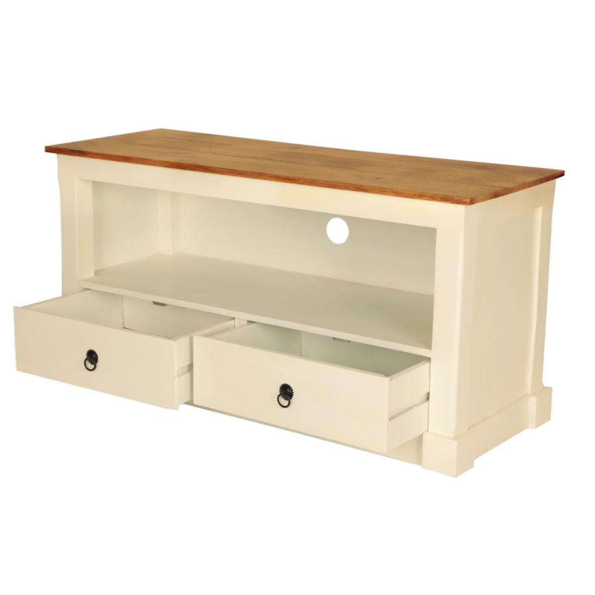 TV-Tisch RETRO 60x120 cm Massivholz/Mangobaum