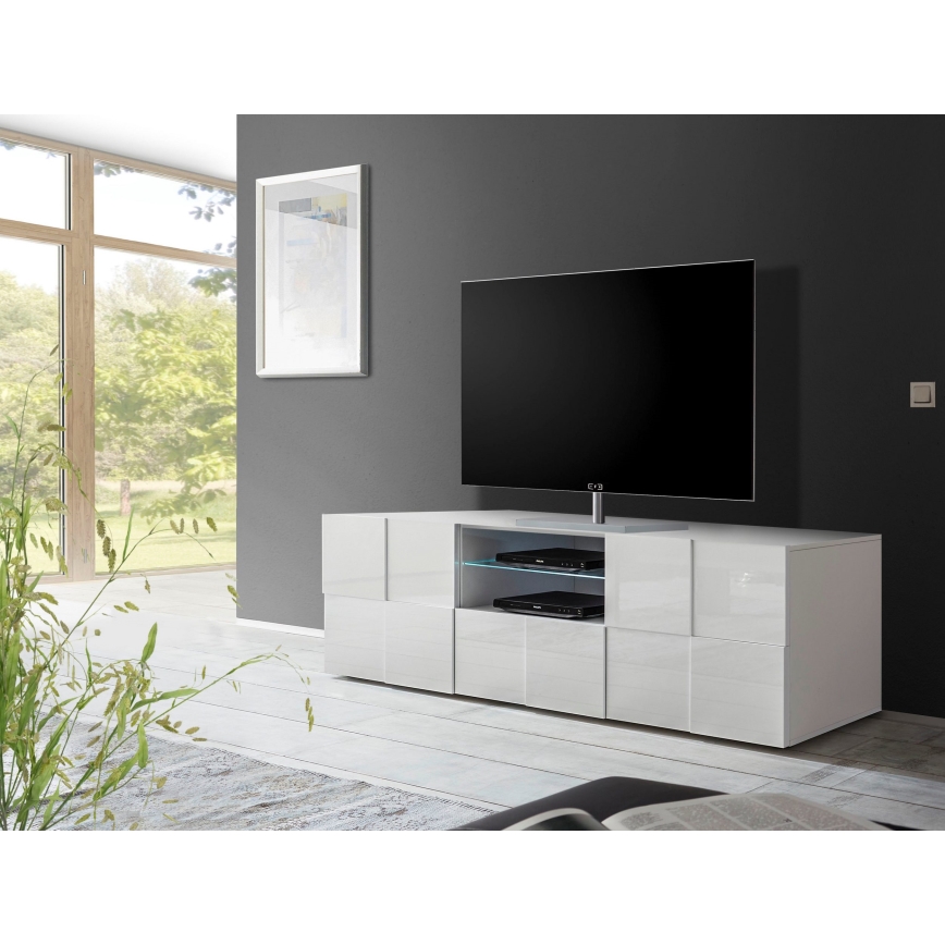 TV-Tisch SERIAN weiß