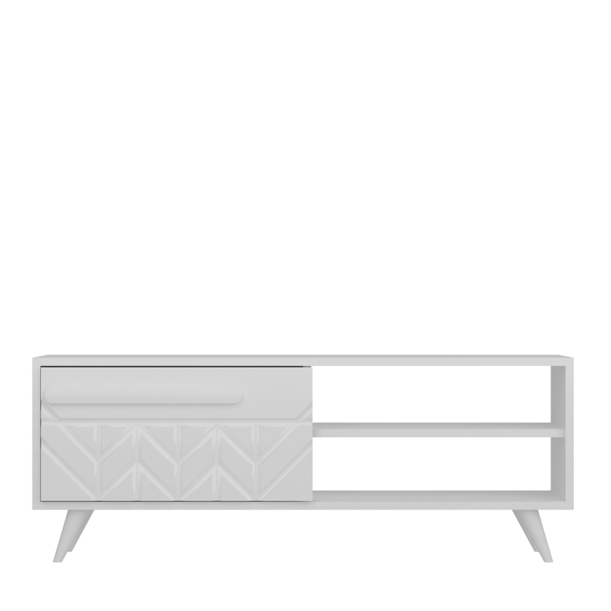 TV-Tisch VENEDIK 43,7x120 cm weiß