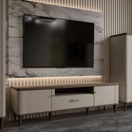 TV-Tisch VIRO, Braun/Beige