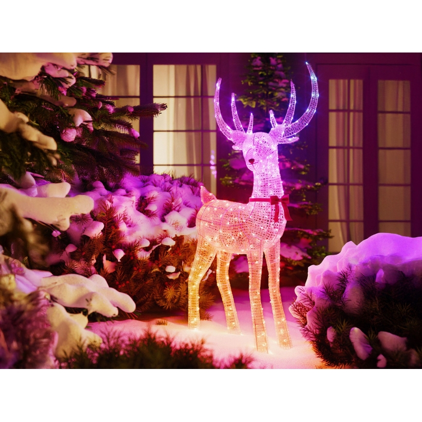 Twinkly - Dimmbares RGBW-LED-Weihnachtsrentier REINGEERS 250 LEDs IP44 Wi‑Fi