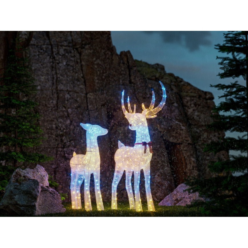 Twinkly - Dimmbares RGBW-LED-Weihnachtsrentier REINGEERS 250 LEDs IP44 Wi‑Fi