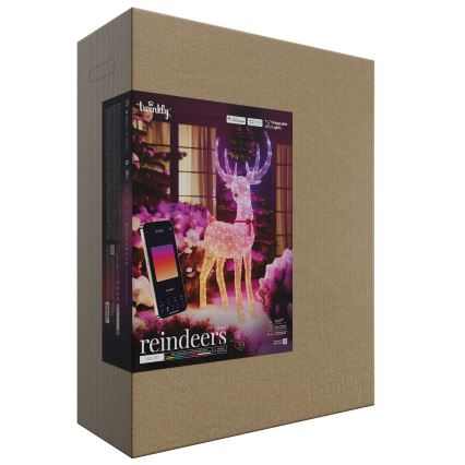 Twinkly - Dimmbares RGBW-LED-Weihnachtsrentier REINGEERS 250 LEDs IP44 Wi‑Fi