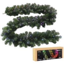 Twinkly - Dimmbare LED-RGB-Weihnachtsdekoration PRE-LIT GARLAND 50xLED 6,2m Wi-Fi