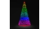 Twinkly - Dimmbarer LED-RGBW-Weihnachtsbaum für den Außenbereich LIGHT TREE 450xLED 3m IP44 Wi-Fi