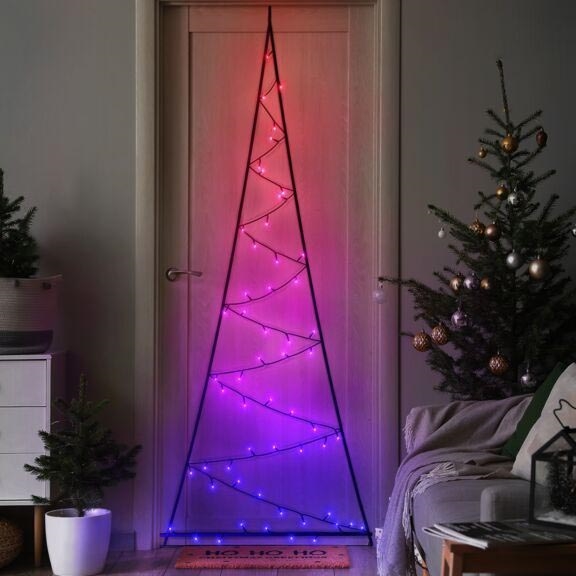 Twinkly TWWT050SPP-BEU - LED-RGBW-Weihnachtsbaum für den Außenbereich  70xLED IP44 Wi-Fi