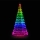 Twinkly - LED RGBW Dimmbare Außen-Weihnachtsbaum LIGHT TREE 1000xLED 6 m IP44 Wi-Fi