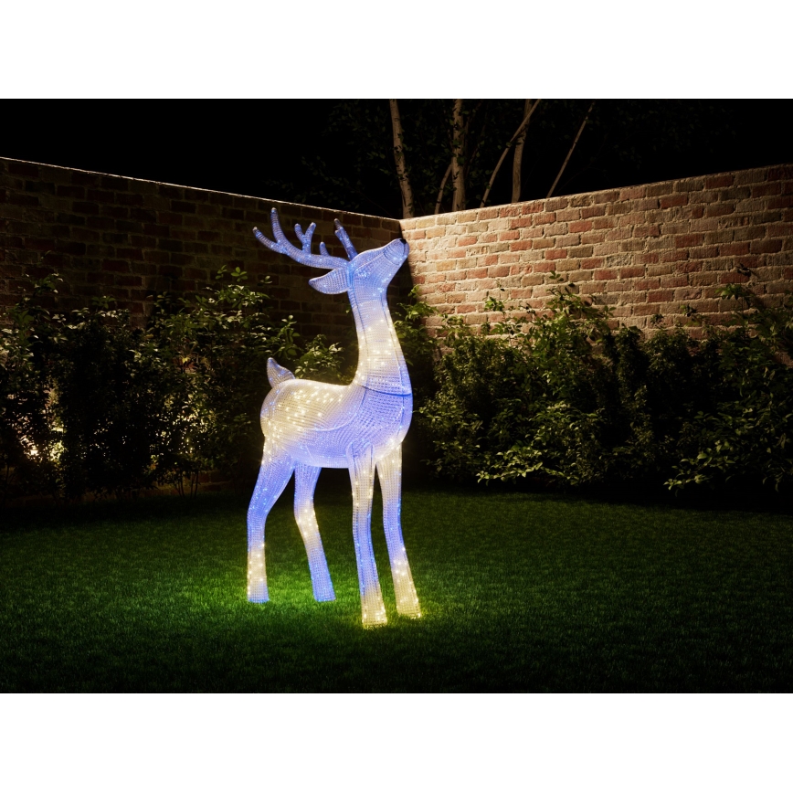 Twinkly - Dimmbares Outdoor-Weihnachtsrentier LED RGBW REINGEERS 240xLED IP44 Wi-Fi