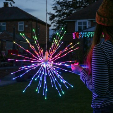 Twinkly TWB200STP-WEU - LED-RGB-Weihnachtsstern für draußen 200xLED IP44 WLAN