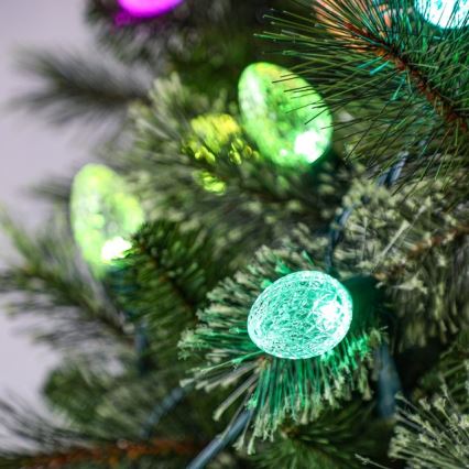 Twinkly - LED RGB dimmbare Außen-Weihnachtslichterkette FACETED 40xLED 14,5 m IP44 Wi-Fi