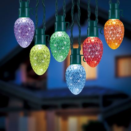 Twinkly - LED RGB dimmbare Außen-Weihnachtslichterkette FACETED 40xLED 14,5 m IP44 Wi-Fi